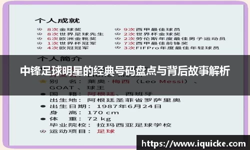 中锋足球明星的经典号码盘点与背后故事解析